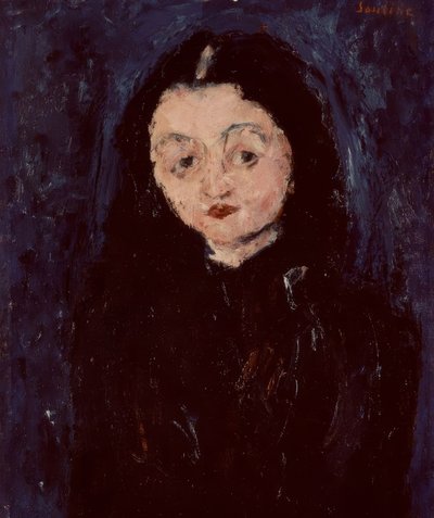 Ritratto femminile – XX secolo – Espressionismo francese. Artista: Chaim Soutine. da Chaim Soutine